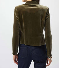 Joseph Ribkoff - Velvet Knit Fitted Blazer
