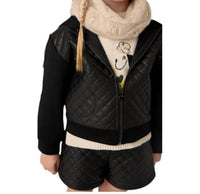 Mayoral - Girls Combined Quilted Jacket