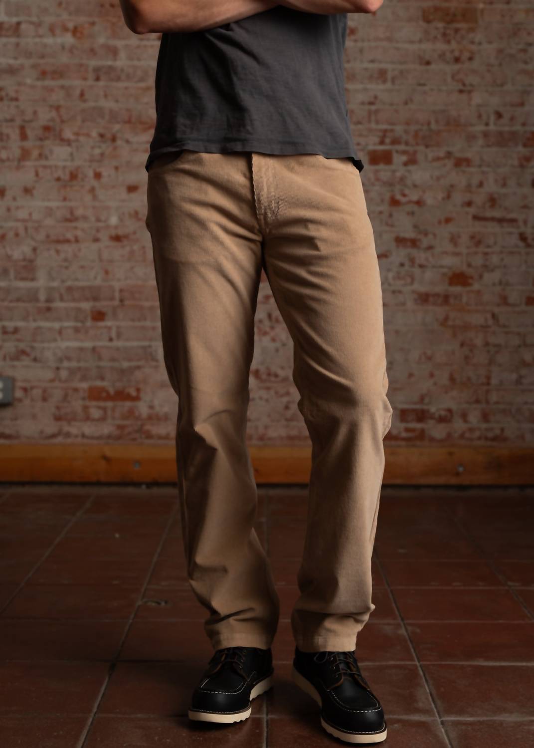 Iron & Resin Saguaro Corduroy Pant in tan - men's jeans