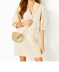 Lilly Pulitzer - Mialeigh Elbow Sleeve Linen Dress