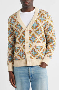 Corridor Mariposa Cardigan Top in natural - men's sweater