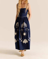Carolina K - Almara Embroidered Midi Dress