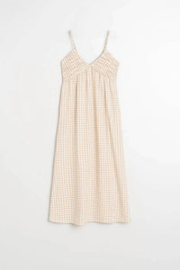 Indi & Cold - Gingham Strap Dress