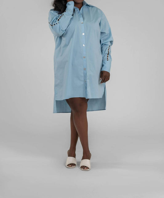 Adriana Contreras - Blouse Tunic Mini Dress - Plus