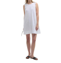 Barbour Lucy Mini Dress in classic white - women's dress