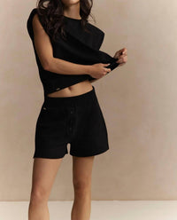 Lune Active - Moon Padded Shoulder Top