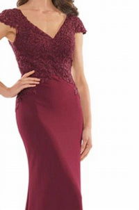 Colors Dress - Fit And Flare Faille Gown