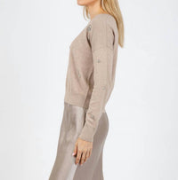 J. Society - Ariana Brooch Crew Sweater