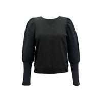 Another Love Women's Tara Long Sleeve Top in black - women's long sleeve top