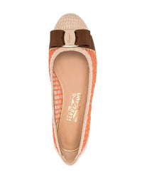 Salvatore Ferragamo - Women's Bow-detail Interwoven Ballerina Shoes