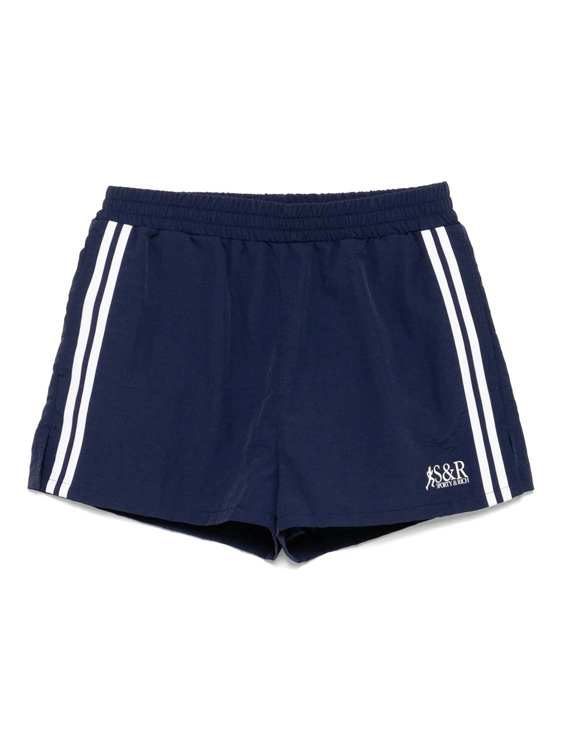 Sporty And Rich - Track Stripe Logo Shorts