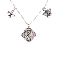 French Kande Women's Noemie Necklace in silver - women's jewelry - detail view