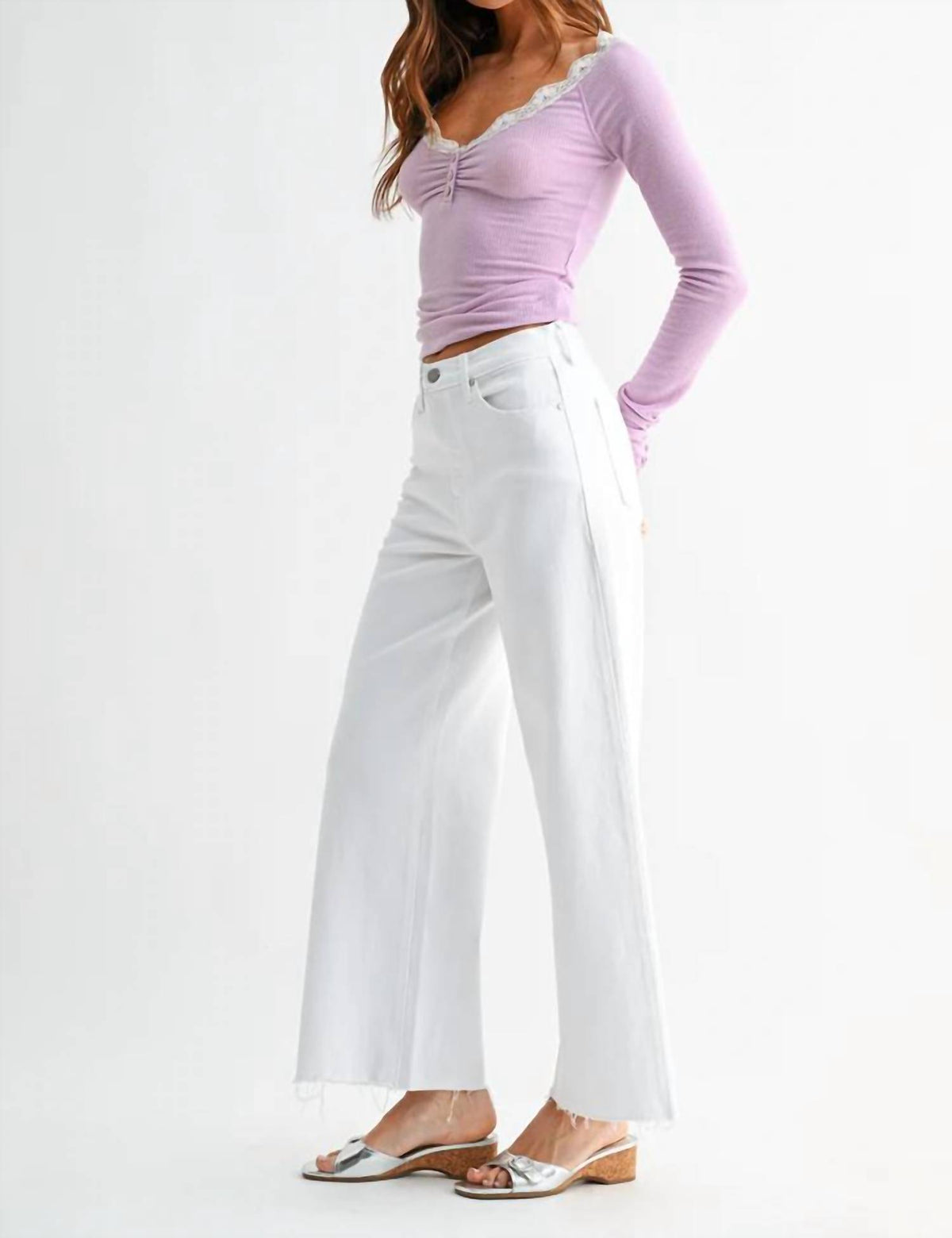 Just Black Denim - Sandra Wide Leg Jeans