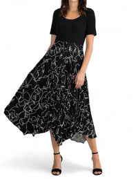 Joseph Ribkoff - PLEATED SKIRT DRESS