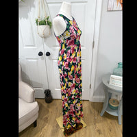 Beeson River - Garden Flower Floral Slit Maxi Dress