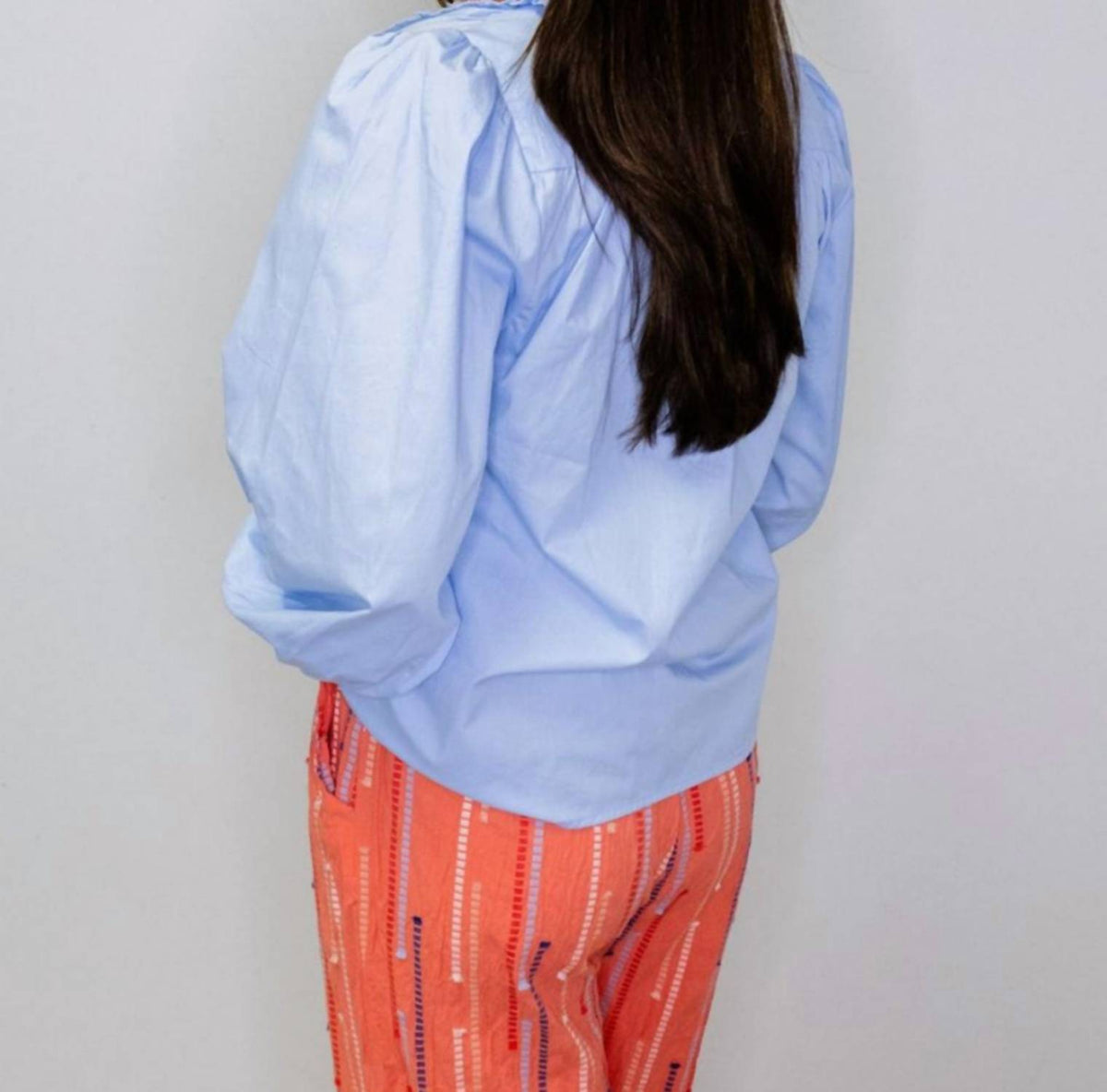 Jodifl - Ruffle Detail Button Down Shirt