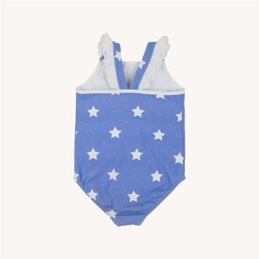 The Beaufort Bonnet Company - Girl's Stars Long Bay Swimsuit