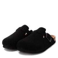 REFRESH Women's Suede Clogs in black - women's shoe - view 4