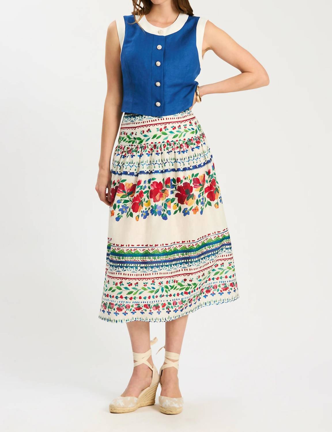Tyler Boe - Sallie Button Front Top