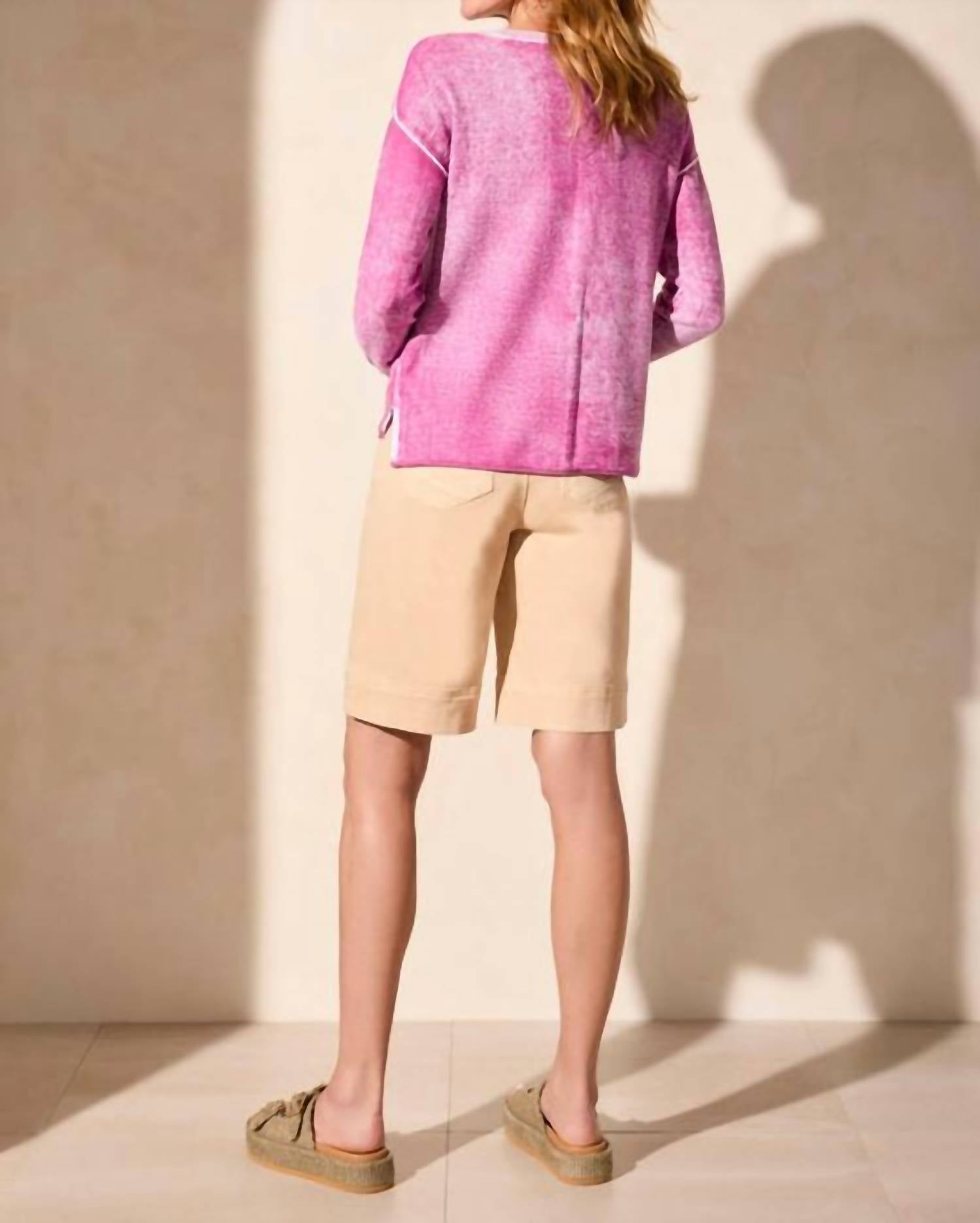 Tribal - Lightweight V-neck Sweater