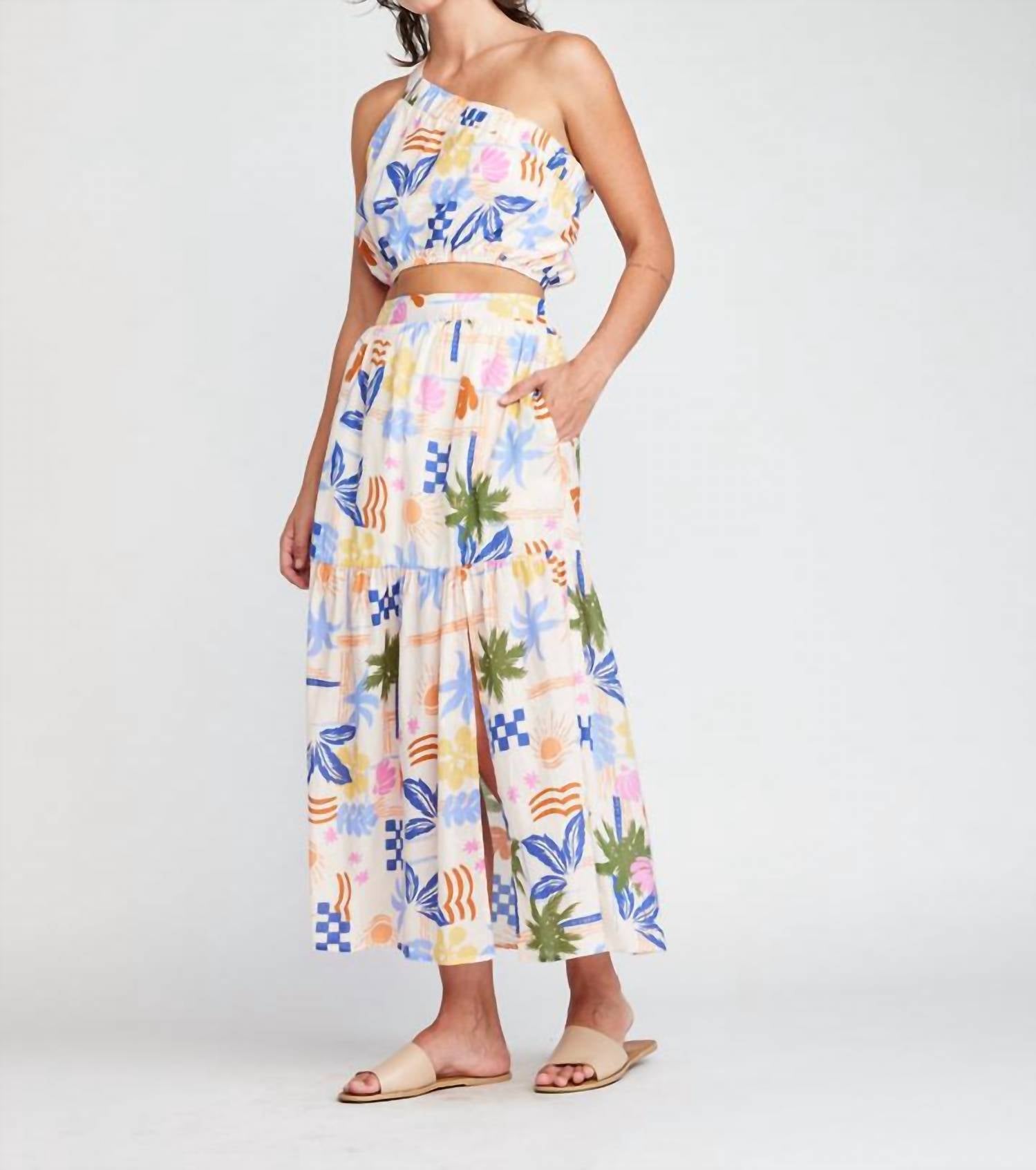 Self Contrast - Rain Maxi Skirt
