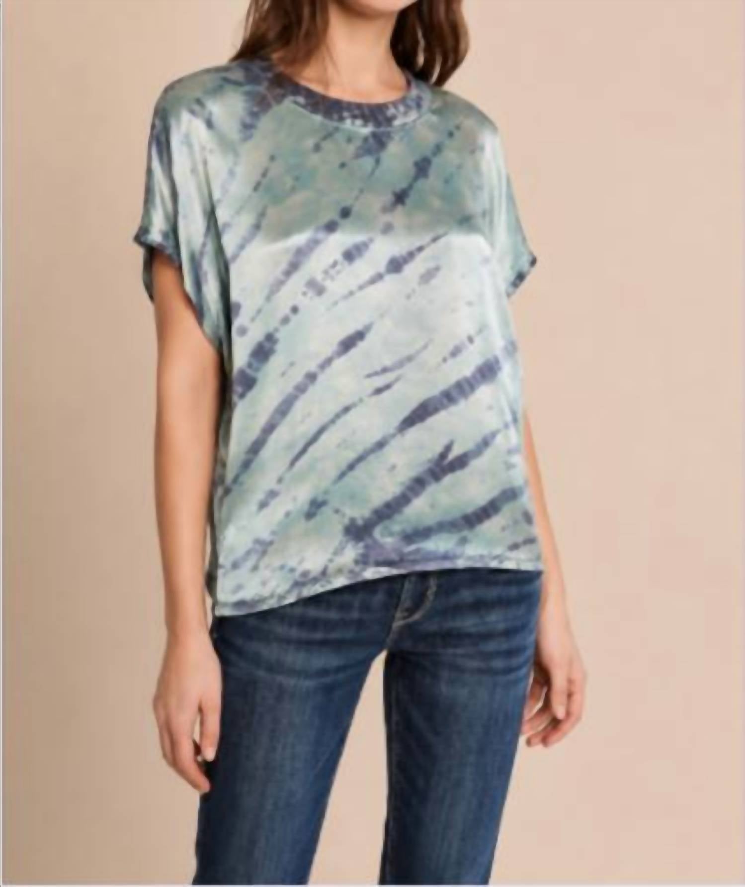 Michael Stars - Flow Satin Tie Dye Tee
