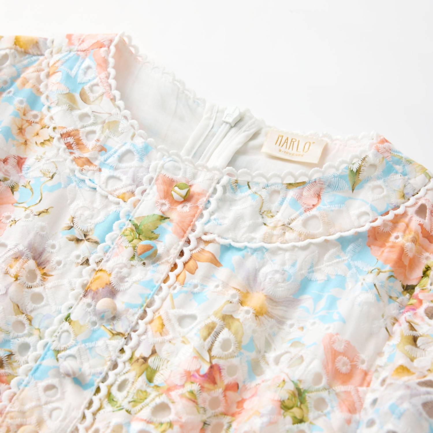 Marlo - Daphne Embroidered Long Sleeve Dress