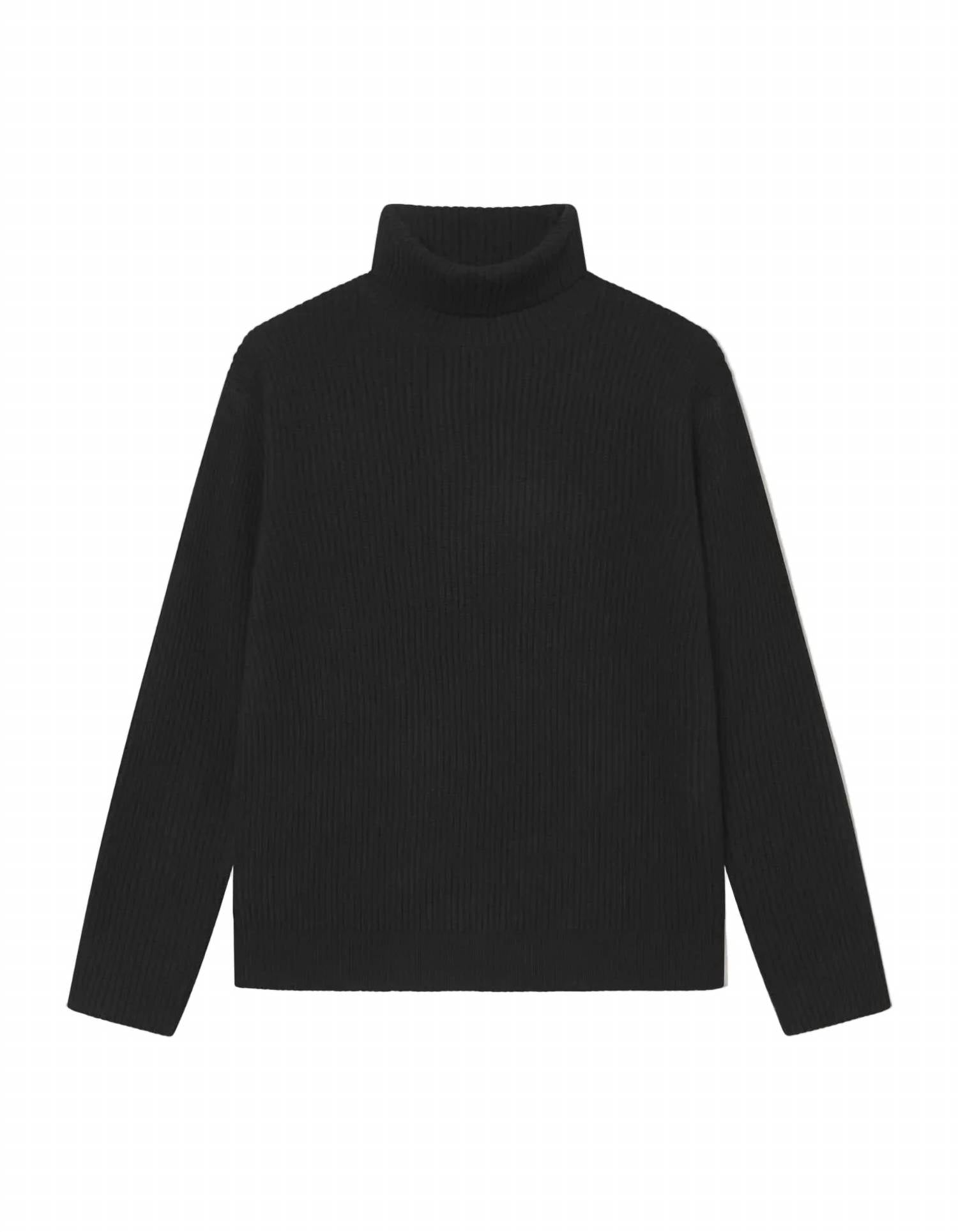 Les Deux - Eddie Wool Rib Rollneck Knit Sweater