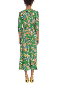 Donna Morgan - Floral Print Empire Dress