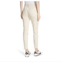 A.L.C. - Lace Up Ankle Pants with Exposed Button Fly