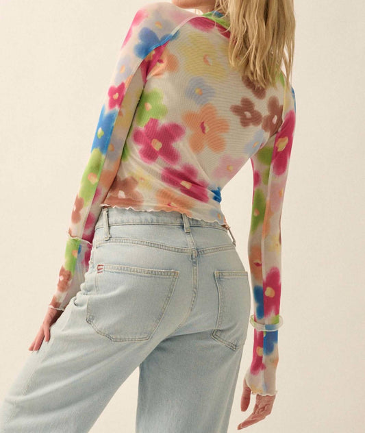 Promesa - Flower Fest Mesh Top