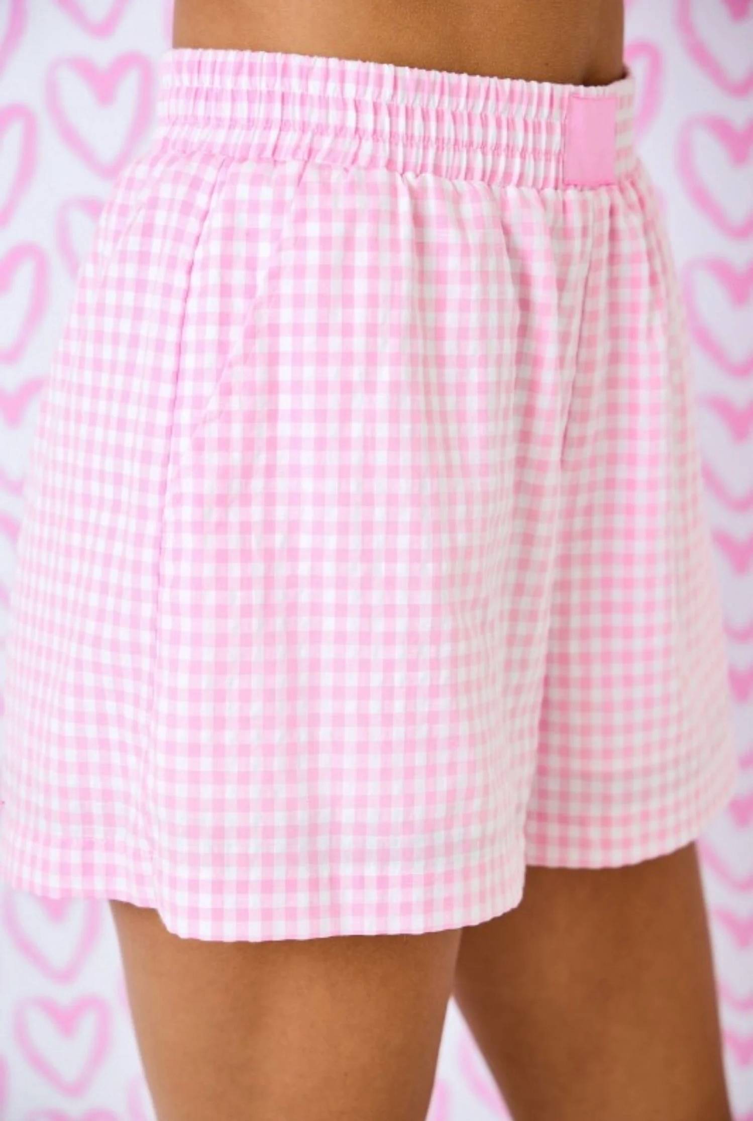 Day + Moon - Gingham Boxer Shorts