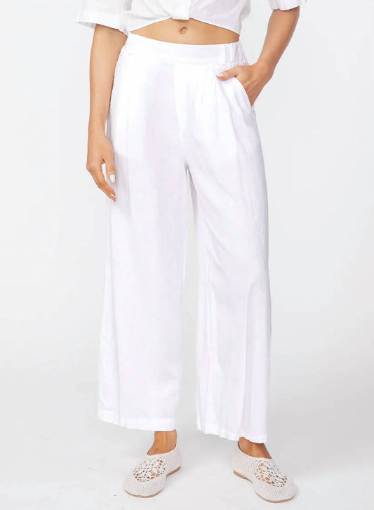 Stateside - Linen Cropped Trouser Pants