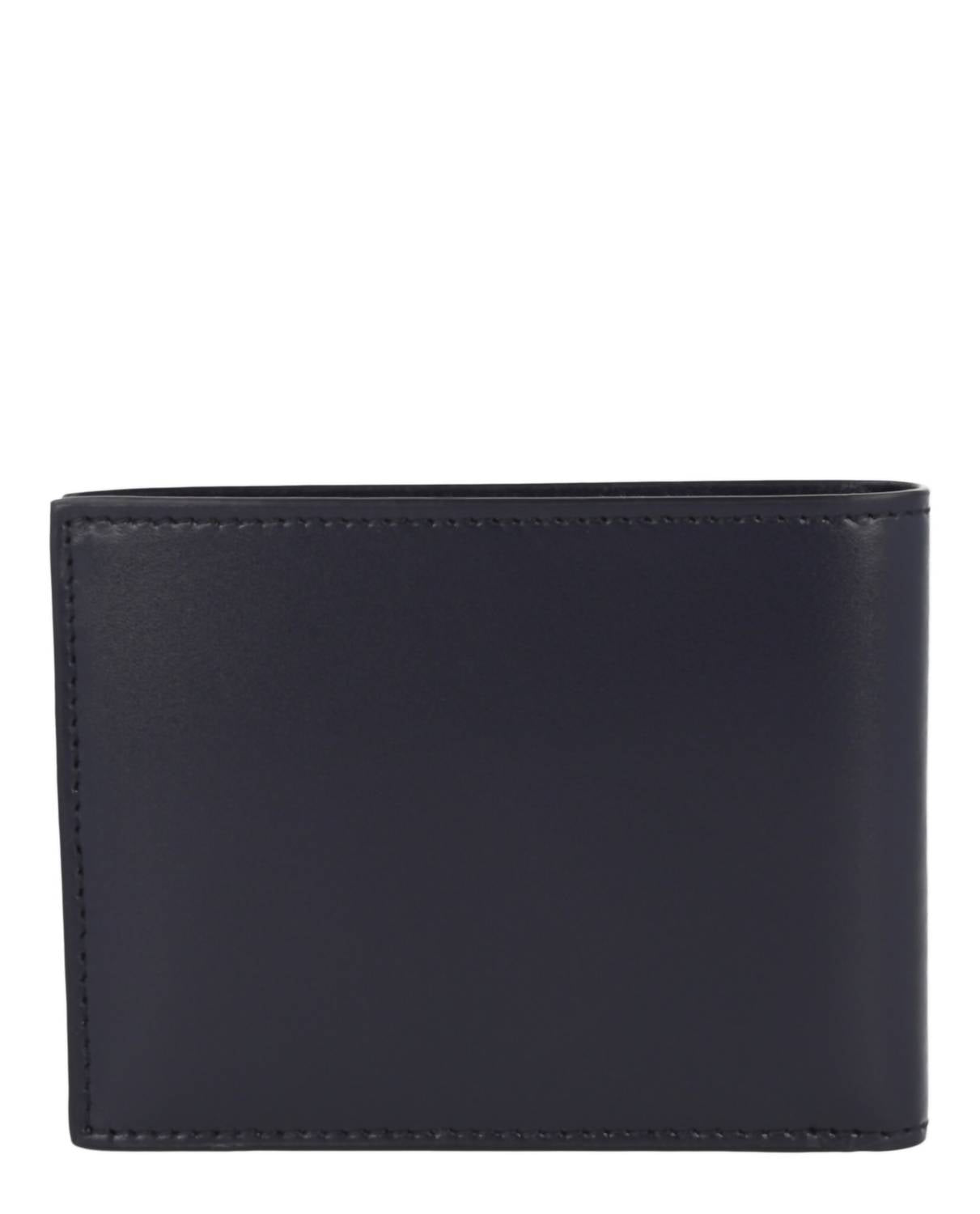 Salvatore Ferragamo Women's Crosta Bifold Wallet in blue - women's bag - detail view