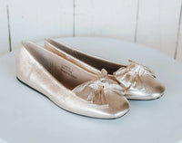 Hey Girl By Corkys - Women's Crinkle Metallic Flat