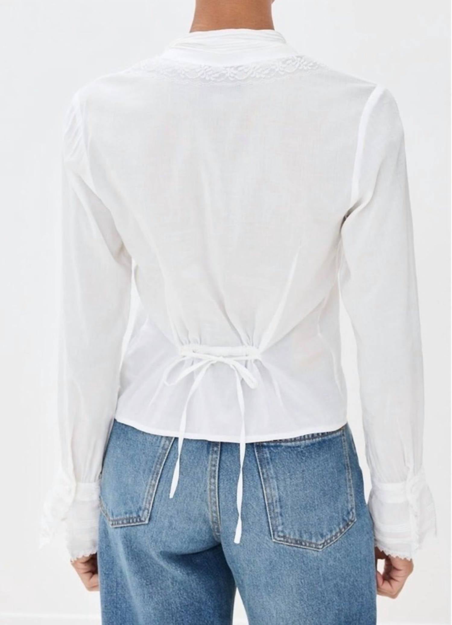 Reformation - Vivi Cotton Voile Top