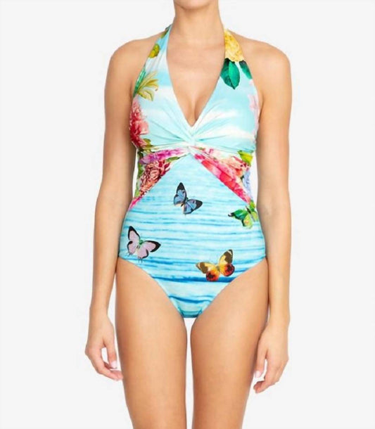 Costa Azul Twist One Piece Swimsuit