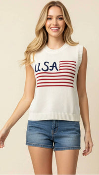 Pinch - Flag Sweater Top