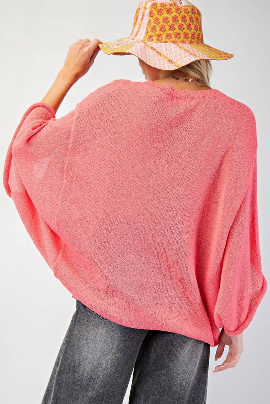 Easel - Dolman Sleeve KnitSweater