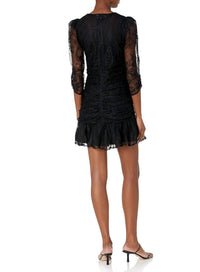 ASTR Rosalind Dress in black - women's dress - detail view