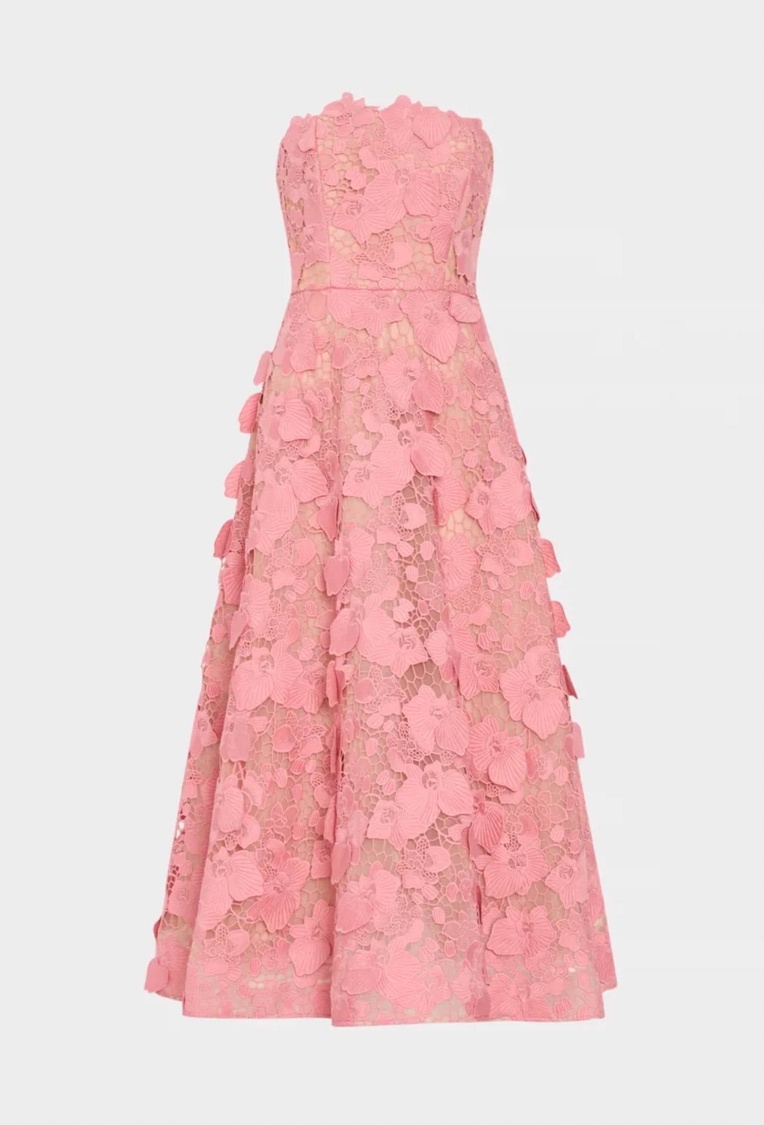 Milly - Petunia Lace Midi Dress