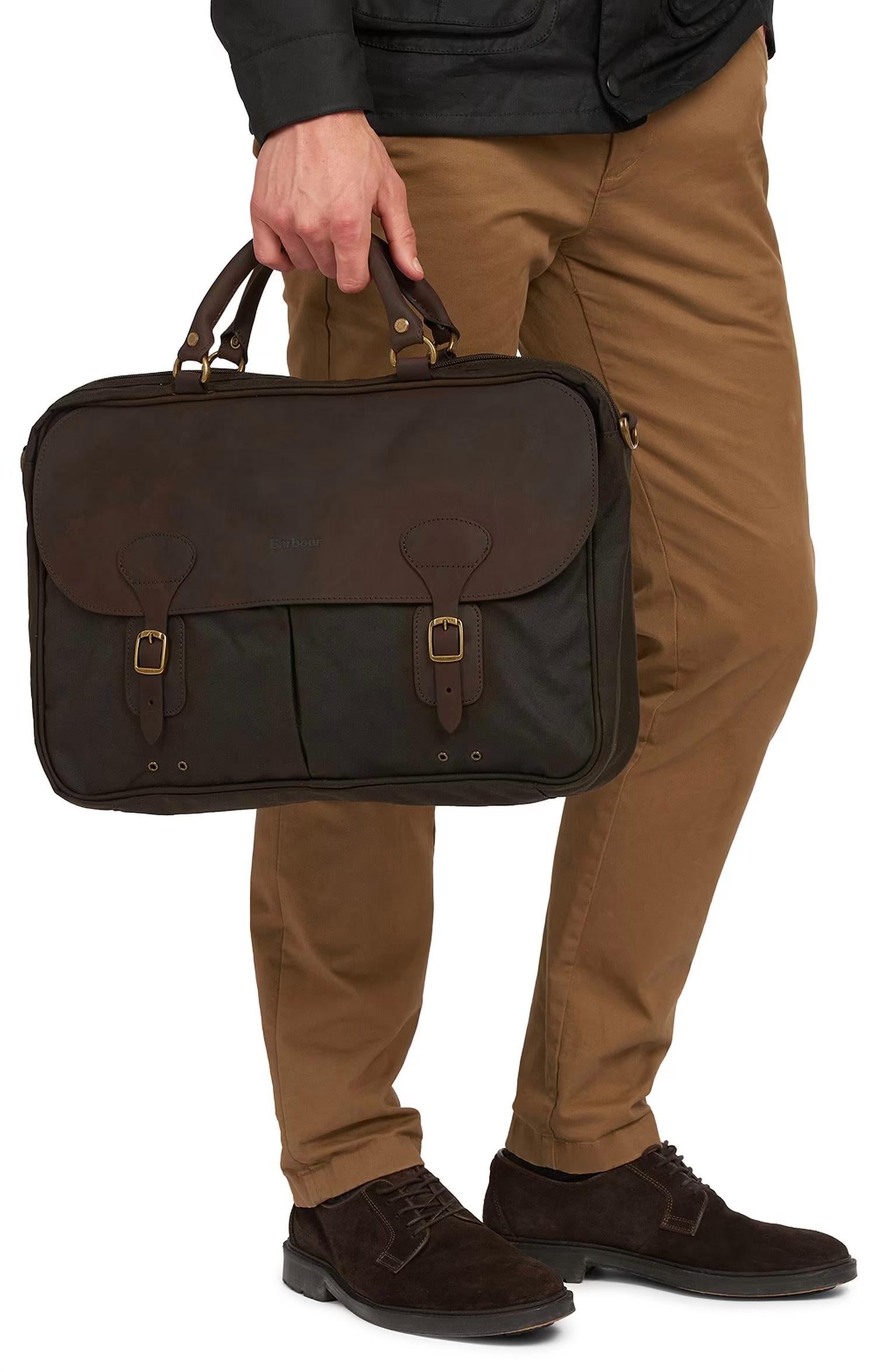 Barbour - Men's Wax Briefcase