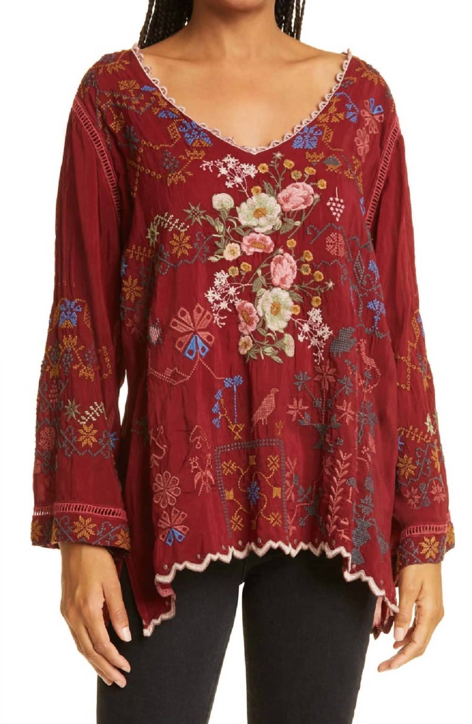 Johnny Was - Canterie Long Sleeve Blouse