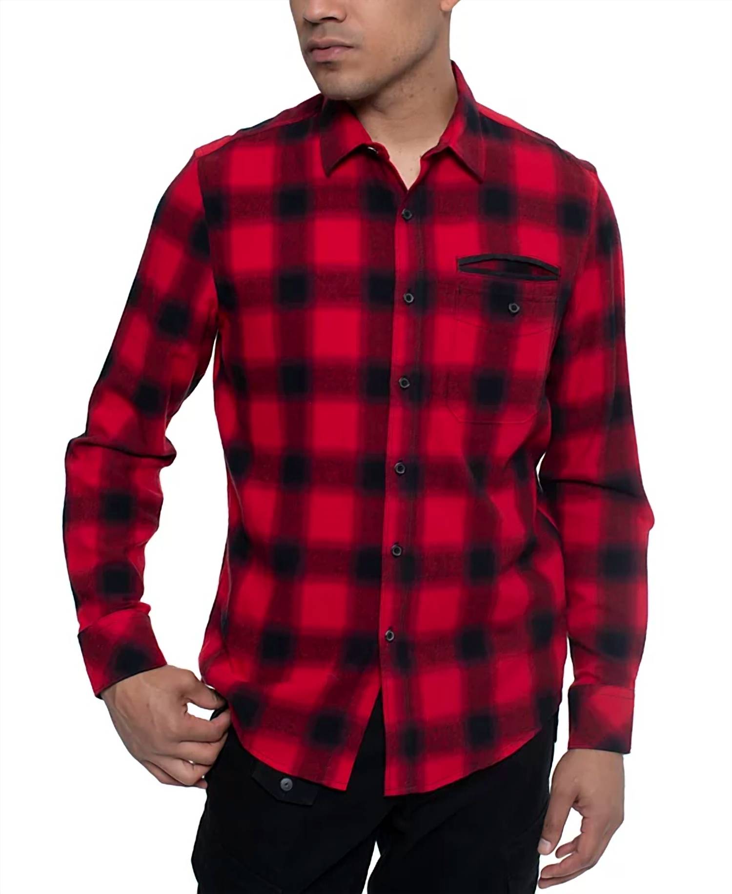 Sean John - Plaid Long Sleeves Shirt