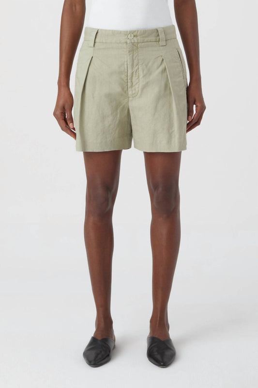 Closed - Mid Waist Linen Cotton Blend Shorts