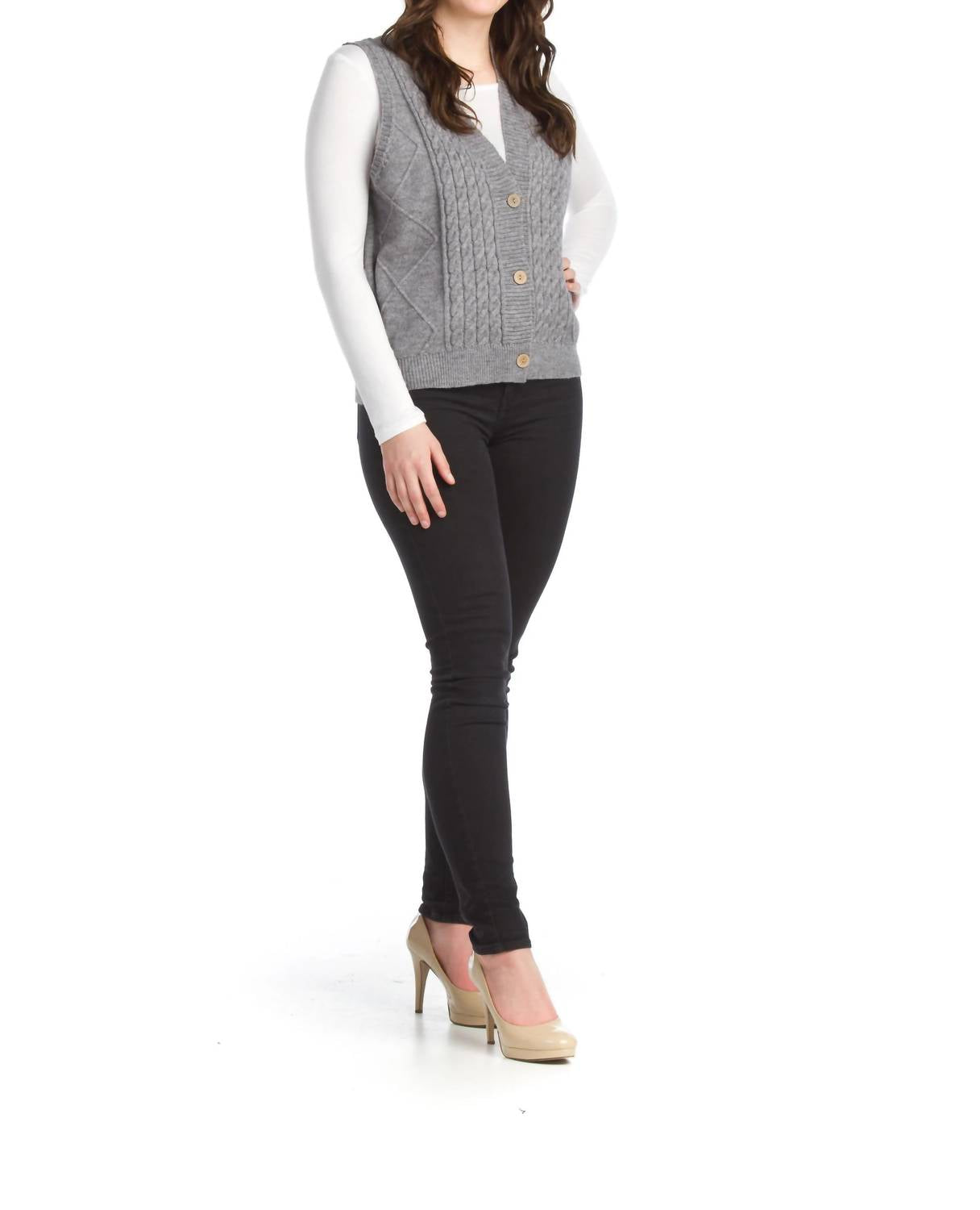Papillon - Button Front Vest