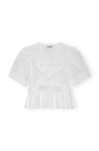 Ganni - Tie Strap Blouse