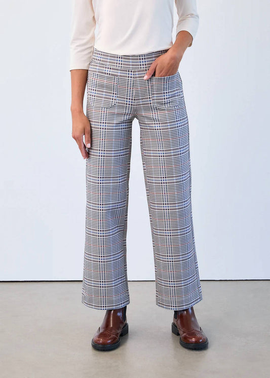 Fdj - Plaid Pull On Pant