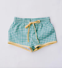 Love, George - Kid's Gingham Swim Trunk