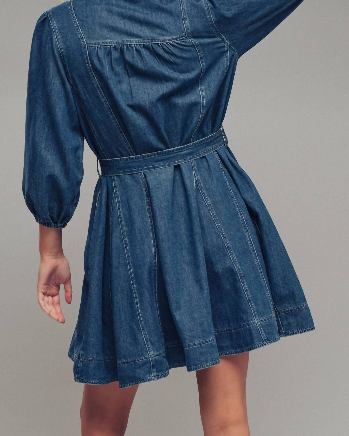 Urban Daizy - Western Belted Fit-and-flare Mini Dress